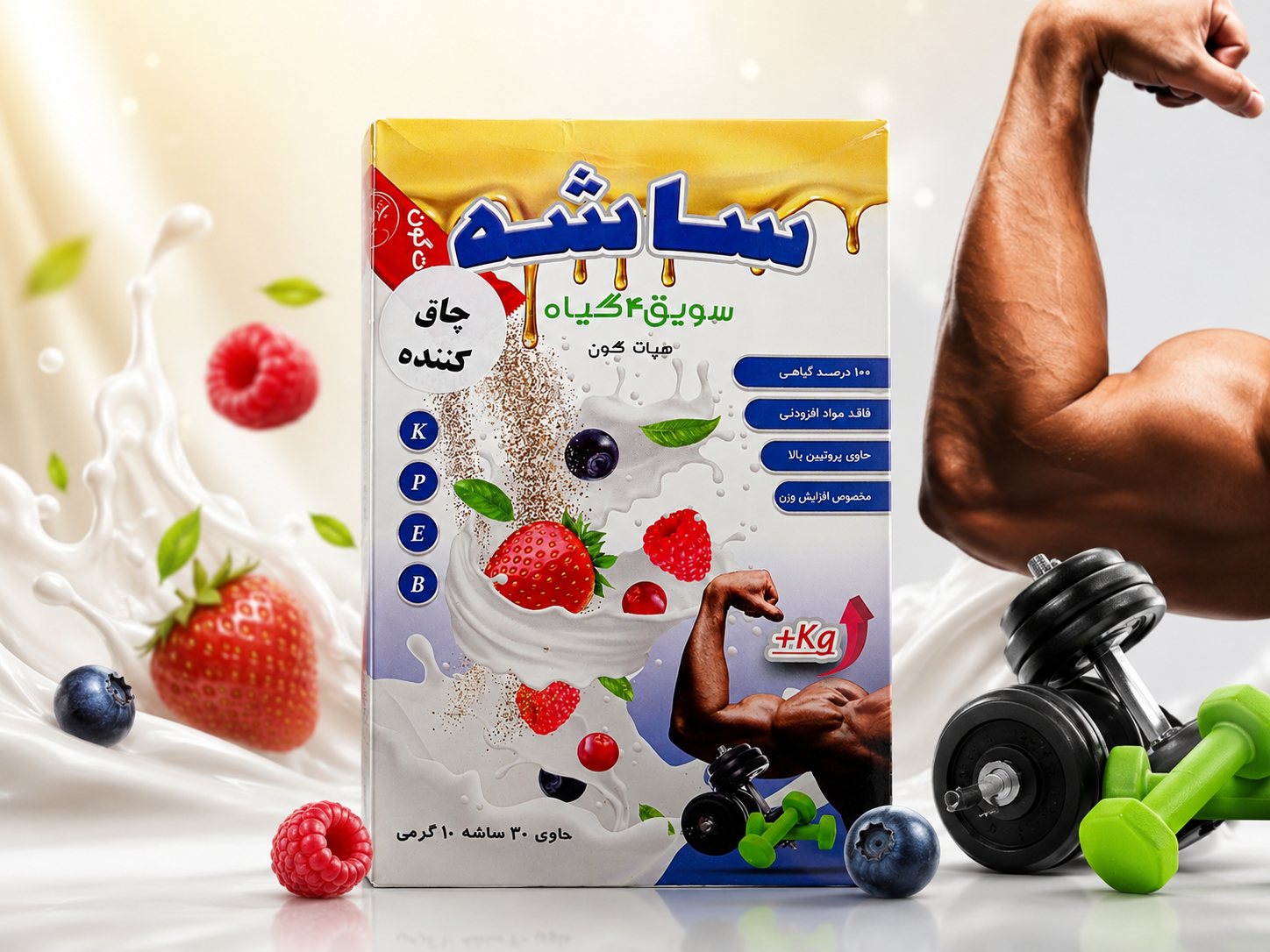 سویق 4گیاه چاق کننده هپات گون ساشه ای