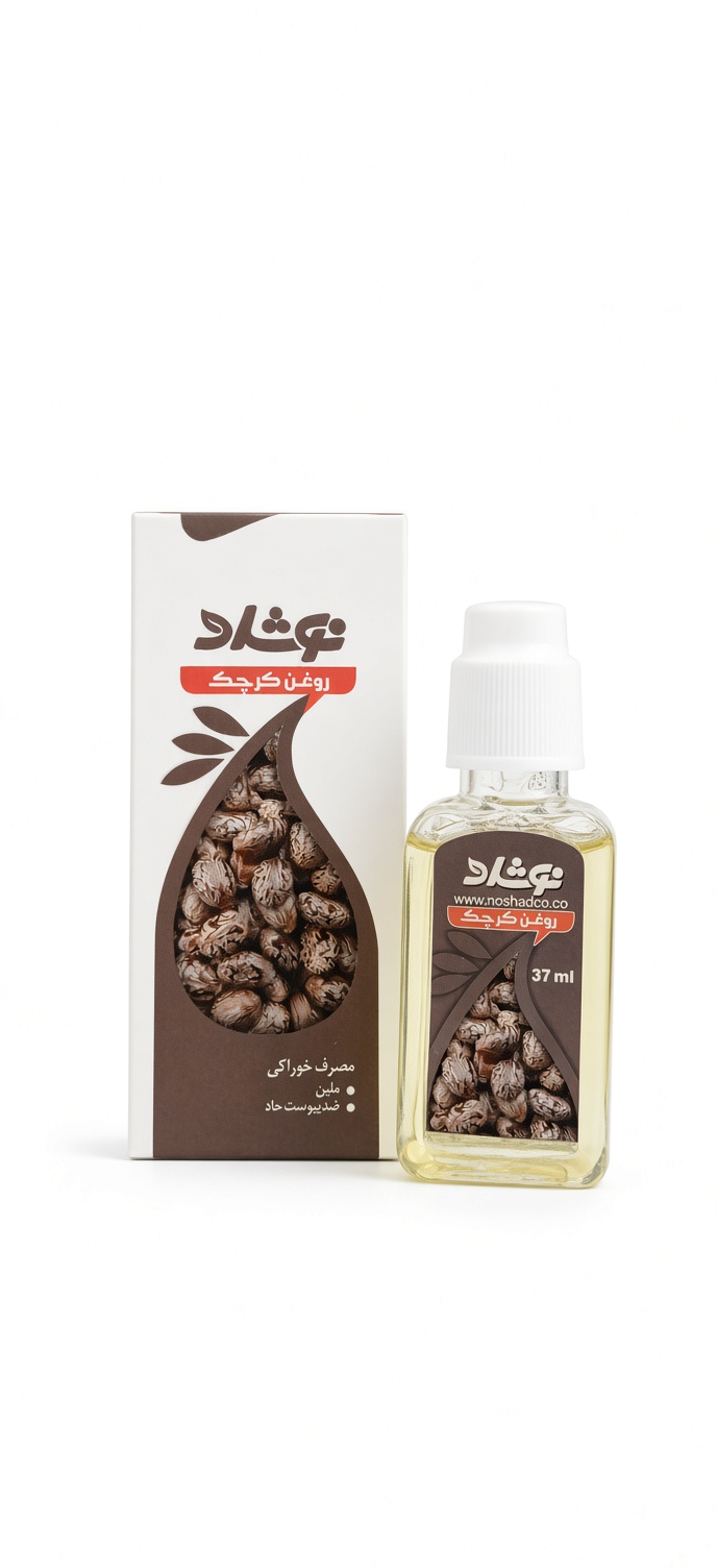 روغن کرچک نوشاد ۳۷ میلی‌لیتر