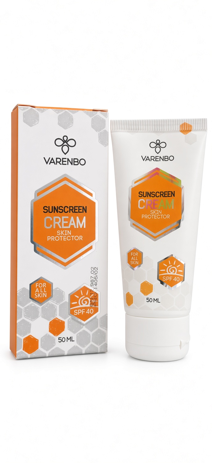 کرم ضدآفتاب بی‌رنگ وارنبو SPF 40